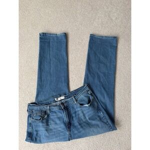 Levi's 505 Womens Straight Leg Jeans Medium Wash Size 14